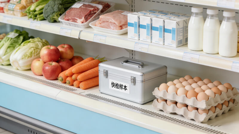 超市買食品檢測儀器怎么選？肉油蛋奶果蔬全檢，經濟劃算廠家